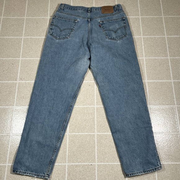 Levi's Other - Vintage Levi's 550 Relaxed Fit Jeans Men's 32x30 Blue Denim Made in Mexico Red T